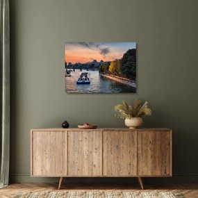 Kép - hajó egy körutazáson (üvegen) (70x50 cm)