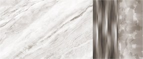 Kép - Márvány ezüst vonalakkal (120x50 cm)