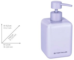 Lila poligyanta szappanadagoló 380 ml Tom Tailor T-Rounded – Wenko
