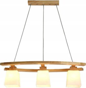 Lámpa Fa Lámpaernyő Rusztikus Vintage Loft