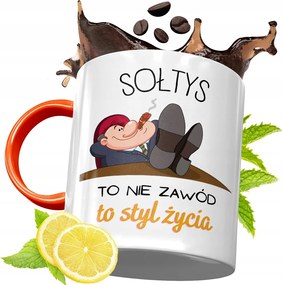 Narancssárga Bögre Soltys Ajándék fényképes nyomtatással