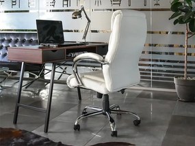 Fotel Luxus (fehér + króm). 1109949