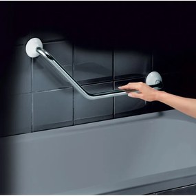 Spirella ECO sarokfogantyú fürdőszobába, króm, 71cm