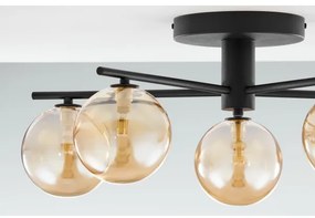 Jupiter 2047 - Felületre szerelhető csillár PRATO 5xG9/10W/230V fekete/bézs