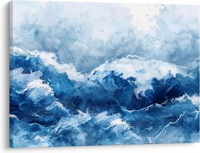 Kép - A tenger illusztrációja (70x50 cm)