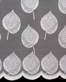 Mg Függöny Levelek 4609 Fehér 130cm Minőség 2,3m kupon