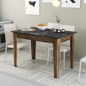 Étkező asztal Kiev 509 - Walnut, Black