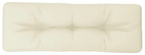 krémszínű szövet raklappárna 120 x 40 x 12 cm
