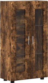 vidaXL Széf polcokkal FLORIN Füstölt tölgy 55,5 x 29 x 103 cm Faanyag
