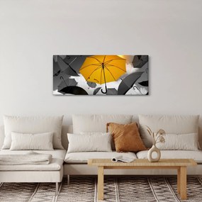 Egy sárga esernyő képe (120x50 cm)