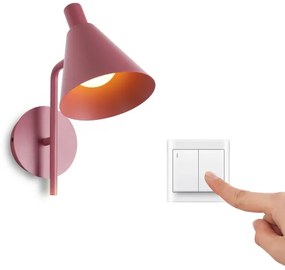 Brilagi - LED Fali lámpa LUCERA LED/3W/230V piros Burgundi