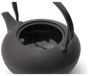 Fehér-fekete porcelán-öntöttvas teázó szett Shanxi – Bredemeijer