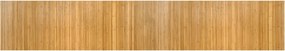 vidaXL négyszögletű természetes bambusz szőnyeg 60 x 400 cm