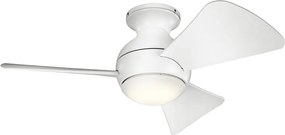 KICHLER KLF-SOLA-34-WHT SOLA Ventilátoros lámpa Matt Fehér LED IP23