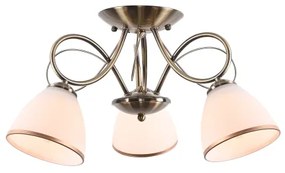 Brilagi - Felületre szerelhető FRED csillár 3xE27/60W/230V átm. 59 cm bronzszínű