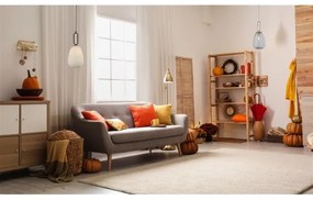 Searchlight 43581-1BK - Csillár zsinóron ELIXIR 1xE27/60W/230V fehér