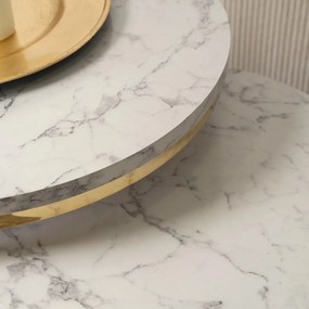 Dohányzóasztal szett Márvány színben. OLIS