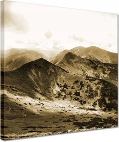 Vászonkép 30x30 Tátra Lengyel hegyek Kilátás