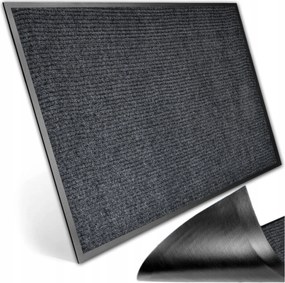 Lábtörlő bejárati ajtóhoz 80x120 cm Yolanda szürke