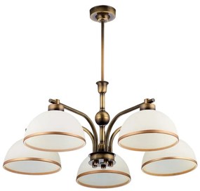 Jupiter 1164 - Függeszték MONTANA 5xE27/60W/230V