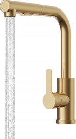 Arany Színű Konyhai Csaptelep Mosogatóhoz Kihúzható Csővel Ebro