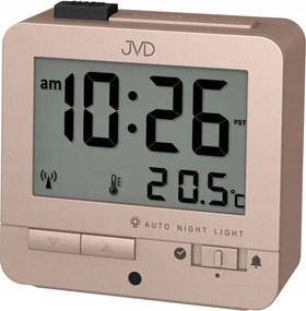 Négyzet Alakú Ébresztőóra Jvd RB9401.3.HÁTTÉRVILÁGÍTÁS Hőmérő Érzékelő