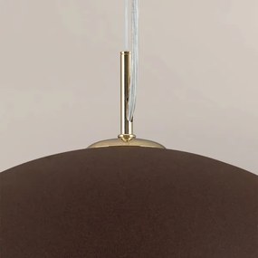 Orion HL 6-1623/1 - Csillár zsinóron ELIANO 1xE27/60W/230V átm. 50 cm barna/arany