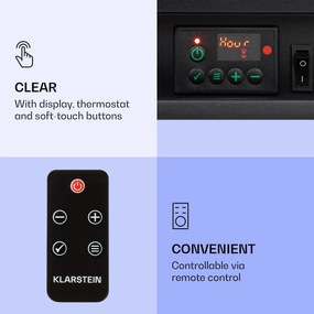 Dukono, elektromos kandalló, 1800 W, LED láng, fűtőtest, időzítő, fatároló rész