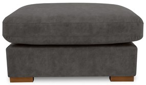 Antracitszürke bőrutánzat lábtartó Hamburg – Scandic