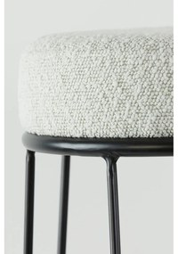 Fehér kárpitozott bárszék (ülésmagasság 73 cm) Alice – Light &amp; Living