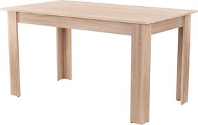 Yorki Standard étkezőasztal 140x80 cm sonoma tölgy