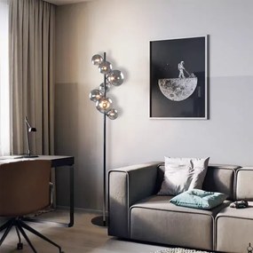 Wofi 3014-705W - LED Állólámpa VILLA 7xG9/3W/230V fekete