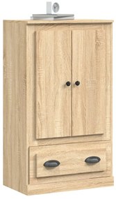 sonoma tölgy szerelt fa magasszekrény 60x35,5x103,5 cm