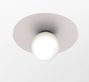 Mennyezeti lámpa FLAT 1xE27/15W/230V Ø 35 cm krémszínű