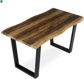 Étkezőasztal 140×80 cm, MDF, Old Wood. HT-F4214 OLW