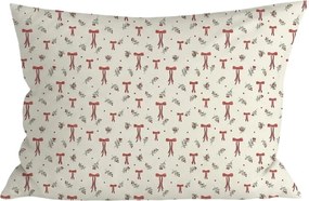 Poliészter-pamut párnahuzat HOLLY BOWS POLY 50x70 cm, színes