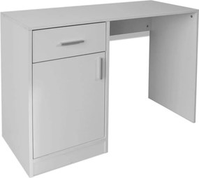 vidaXL 100x40x73 cm Fehér íróasztal fiókkal és szekrénnyel