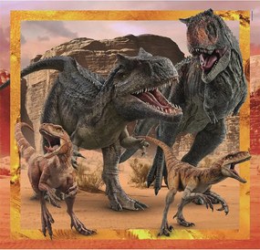 Jurassic World Allosaurus 3x48 db-os puzzle Clementoni