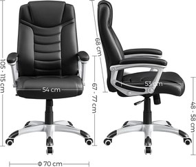 ergonomikus irodai szék, állítható magasságú forgószék