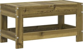 vidaXL impregnált fenyőfa kerti lábtartó 62 x 30 x 32 cm