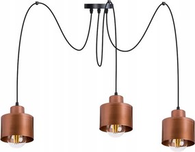 Függő mennyezeti lámpa Zwis Loft 3x E27 Pók cu
