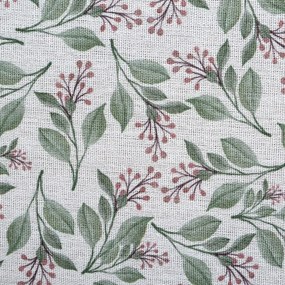 Abrosz dekoratív vízálló Grace 110x140 Eurofirany fehér zöld