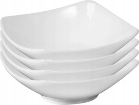 4 db kerámia tál, kerek, 7,4 x 7,4 x 2,5 cm