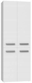 Drohmo 2K DD fürdőszoba szekrény, 60x174x30 cm, fehér