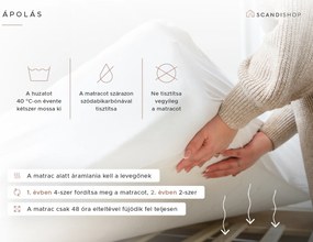 Kókuszmatrac COCO MAXI 20 cm 90 x 200 cm Matracvédő: Matracvédő nélkül