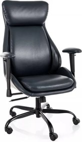 Q-092 eco-bőr forgószék fekete