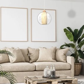 Csillár zsinóron TELA 1xE27/60W/230V á. 25 cm