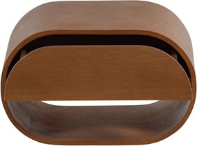 Natúr színű többszintes fali polc 39 cm Momo – WOOOD