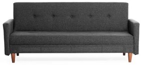 NARA kétszemélyes kanapé, sötétszürke