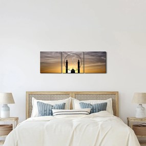 Emlékmű képe (órával) (90x30 cm)